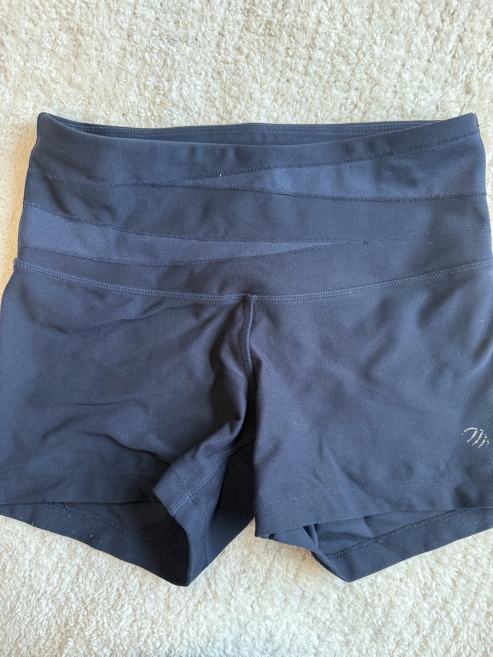 ComfortStretch Navy Women's Athletic Shorts